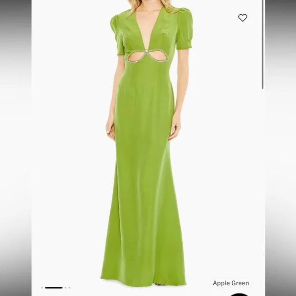 Mac Duggal | Dresses | Mac Duggal Green Cutout Formal | Poshmark